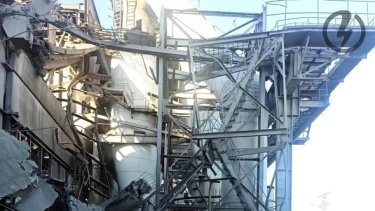 Фото 2 — Трипільська ТЕС зазнала пошкоджень після атаки РФ