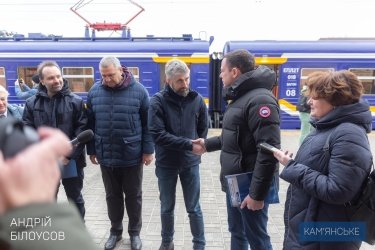 Фото 8 — Электропоезд Dnipro City Express совершил первый рейс из Каменского