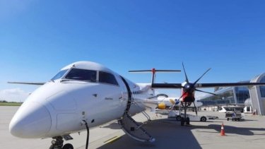 Фото 3 — Самолет Austrian Airlines впервые за время карантина приземлился во Львове (ФОТО)