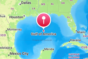 Фото 2 — Указ Трампа. Вслед за Google Apple Maps переименует Мексиканский залив на Американский