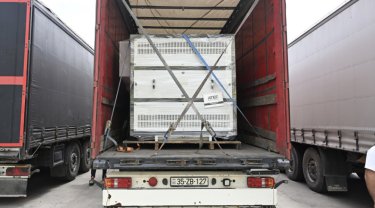Фото 2 — Азербайджан відправив в Україну першу партію гуманітарного вантажу з електрообладнанням