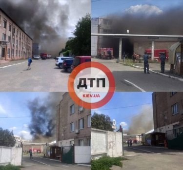 Фото 8 — Пожар в Киеве: на Куреневке горели склады (ФОТО)