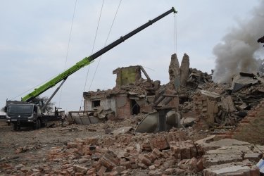 Фото 7 — Дев'ятеро людей загинули внаслідок російського ракетного удару по телевежі під Рівним (ФОТО)