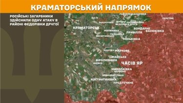 Фото 12 — Карта бойових дій в Україні на 25 липня 2026 року