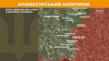 Фото 21 — Карта бойових дій в Україні на 9 травня 2026 року