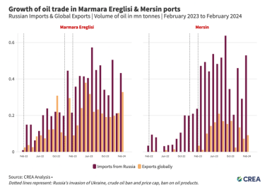 Фото 7 — Три турецких порта стали хабами по реэкспорту российских нефтепродуктов в ЕС - исследование