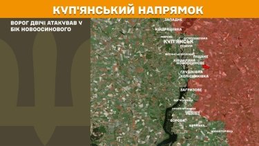 Фото 18 — Карта бойових дій в Україні на 3 липня 2026 року