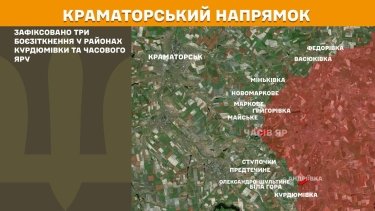 Фото 15 — Карта бойових дій в Україні на 8 квітня 2025 року