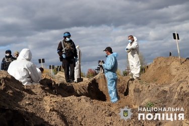 Фото 7 — В Лимане эксгумировали из братской могилы 34 украинских военных