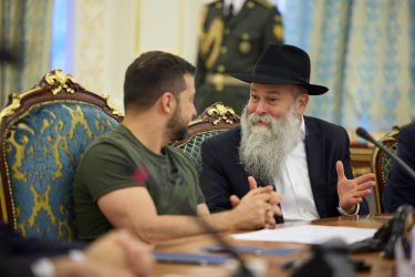 Фото 52 — Зеленський зустрівся з єврейським духовенством напередодні Рош га-Шана (ФОТО, ВІДЕО)