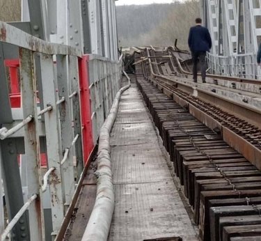 Фото 2 — Підрив залізничних колій у Білгородській області РФ: з'явилися фото