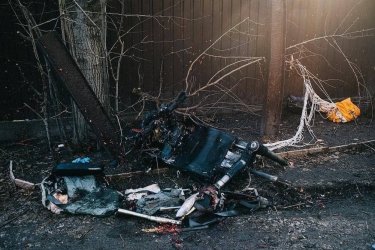 Фото 2 — ВСУ сбили истребитель оккупантов над Киевом
