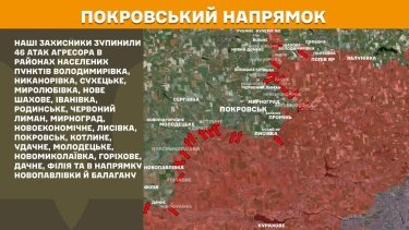 Фото 21 — Карта боевых действий в Украине на 8 октября 2025 года