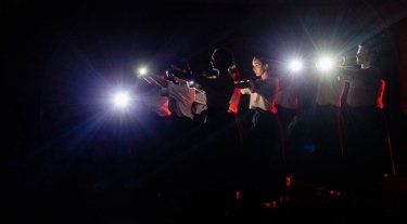 Фото 14 — Мультимедийный ритуал: "Шлях до..." Троицкого вписался в пространство Украинского дома