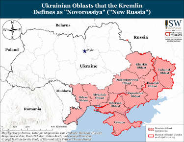 Фото 11 — Карта бойових дій в Україні на 23 квітня 2025 року