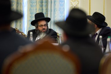 Фото 71 — Зеленський зустрівся з єврейським духовенством напередодні Рош га-Шана (ФОТО, ВІДЕО)
