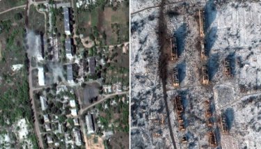 Фото 2 — Maxar опубликовала спутниковые снимки разрушений в Соледаре (ФОТО)