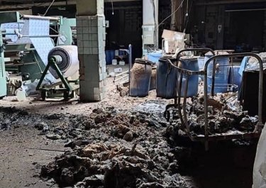 Фото 2 — "Текстиль-Контакт" восстанавливает разрушенную фабрику в Чернигове: с июня возобновит выпуск камуфляжа для ВСУ