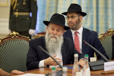Фото 23 — Зеленський зустрівся з єврейським духовенством напередодні Рош га-Шана (ФОТО, ВІДЕО)