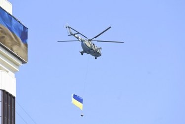 Фото 10 — Как прошел военный парад ко Дню Независимости Украины в Киеве (ФОТОРЕПОРТАЖ)