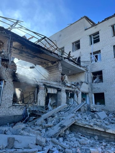 Фото 6 — Оккупанты нанесли ракетный удар по психиатрической больнице в Донецкой области