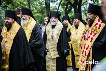 Фото 19 — "Мы сюда приехали мира просить" — как в Киеве прошел Крестный ход УПЦ МП (фото)