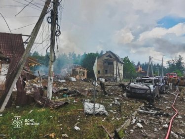 Фото 2 — Россия нанесла ракетный удар по локации с представителями оборонной индустрии в Киевской области: есть жертвы