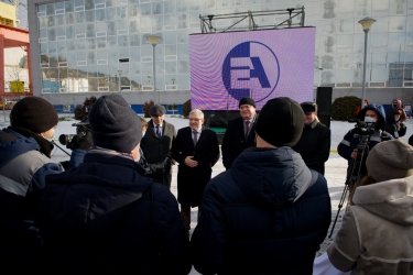 запуск гидроагрегата №3 Ташлыкской ГАЭС