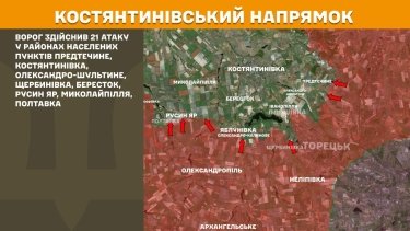 Фото 21 — Карта боевых действий в Украине на 14 октября 2025 года