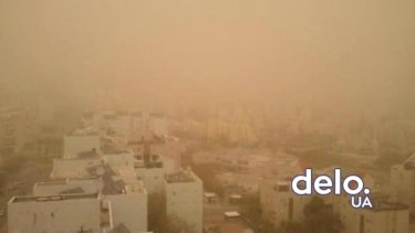 Фото 2 — Киев и Киевскую область накрыло пылевой бурей (ФОТО, ВИДЕО)