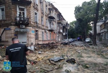 Фото 12 — РФ здійснила масовані атаки на Київ та Одесу: численні пожежі, руйнування, є загиблі та поранені (ФОТО, ВІДЕО)