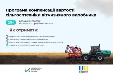 Фото 2 — Аграрії можуть отримати 25% вартості сільгосптехніки 44 вітчизняних виробників: як скористатися програмою