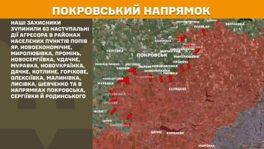 Фото 18 — Карта боевых действий в Украине на 12 июля 2025 года