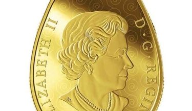 Фото 2 — В Канаде выпустили первую золотую монету в форме украинской писанки