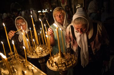 Фото 3 — Кирилл снял крест: в Печерскую Лавру привезен крест Андрея Первозванного (ФОТО)