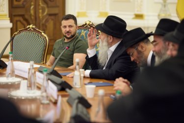 Фото 58 — Зеленський зустрівся з єврейським духовенством напередодні Рош га-Шана (ФОТО, ВІДЕО)