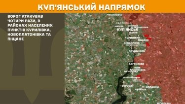 Фото 16 — Карта бойових дій в Україні на 15 травня 2026 року