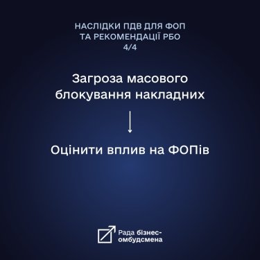 Фото 4 — ПДВ для ФОПів з доходом до 1 мільйона: Рада бізнес-омбудсмена попередила про ризики ініціативи