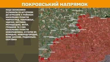 Фото 20 — Карта боевых действий в Украине на 1 января 2026 года