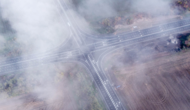 Фото 4 — Советник премьера Юрий Голик показал, как отремонтировали трассу Запорожье-Мариуполь