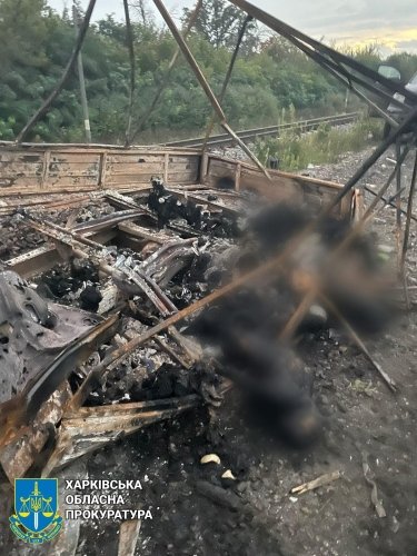 Фото 11 — Россияне расстреляли колонну автомобилей в Харьковской области, 24 человека погибли: СБУ начала расследование