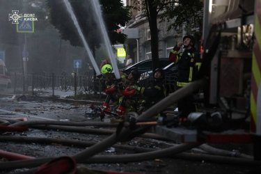 Фото 10 — Вночі Київ потерпав від комбінованої масованої атаки:є загиблі та постраждалі (ФОТО)