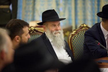 Фото 63 — Зеленський зустрівся з єврейським духовенством напередодні Рош га-Шана (ФОТО, ВІДЕО)