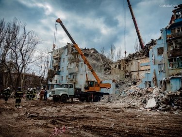 Фото 2 — В Запорожье завершили разбор завалов пятиэтажки, разрушенной ракетным обстрелом