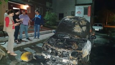 Фото 6 — В Киевской области сожгли автомобиль журналистов "Схем" (ФОТО)