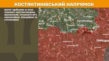 Фото 22 — Карта бойових дій в Україні на 1 червня 2026 року