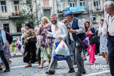 Фото 56 — "Мы сюда приехали мира просить" — как в Киеве прошел Крестный ход УПЦ МП (фото)