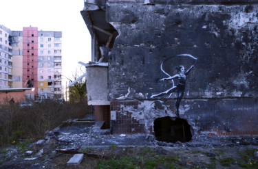 Фото 4 — Бенксі підтвердив створення семи муралів у Києві та області