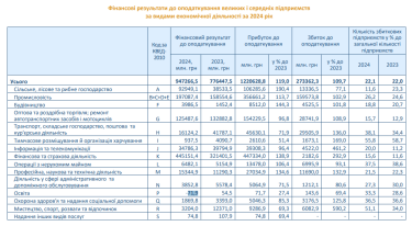 Фото 2 — Великі і середні підприємства збільшили прибутки за рік на 19%: які сфери в лідерах