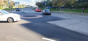 Фото 3 — В Києві облаштовують кільцеві розв’язки малого радіусу: де вони з'явилися вже (ФОТО)